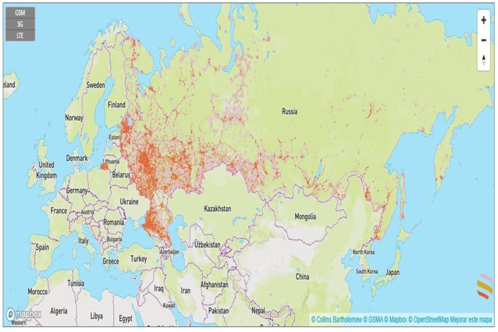 esim coverage map in russia