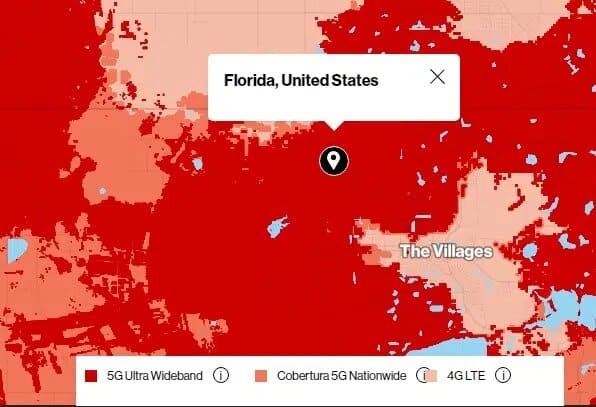 verizon mobile coverage map in florida
