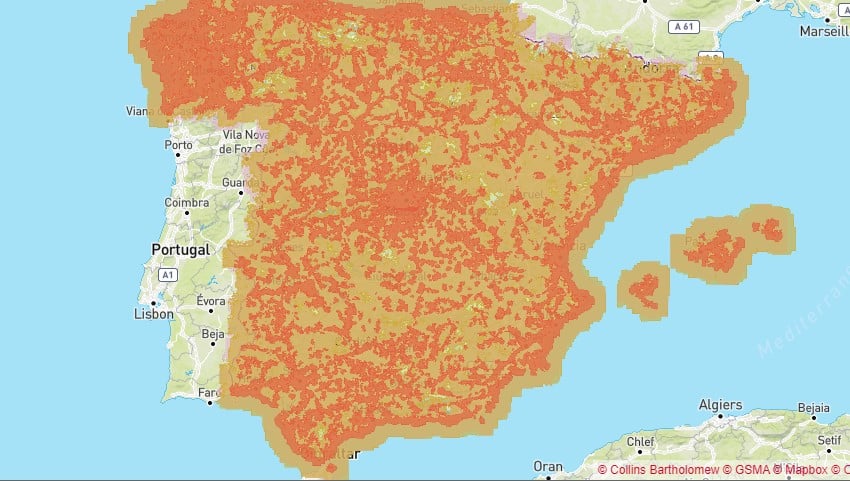 orange coverage map in spain